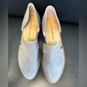 LUCKY BRAND Gennifa cut out booties sz 7M